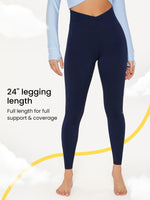 24" FeatherFit™ Crossover Leggings