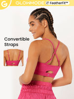 FeatherFit™ Convertible Skinny Strap Sports Bra