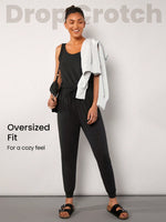Everyday Ease Drawstring Jumpsuit Stretch Soft