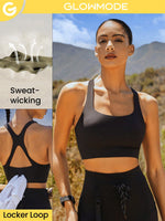 Haute Out Medium Support Racerback Hiking Sports Bra Outdoor Hiking