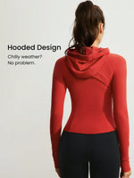 FeatherFit™ Streamline Adjustable Drawstring Jacket With Hood