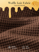 Waffle-Textured Run Laps Drawstring Slit Sport Pants