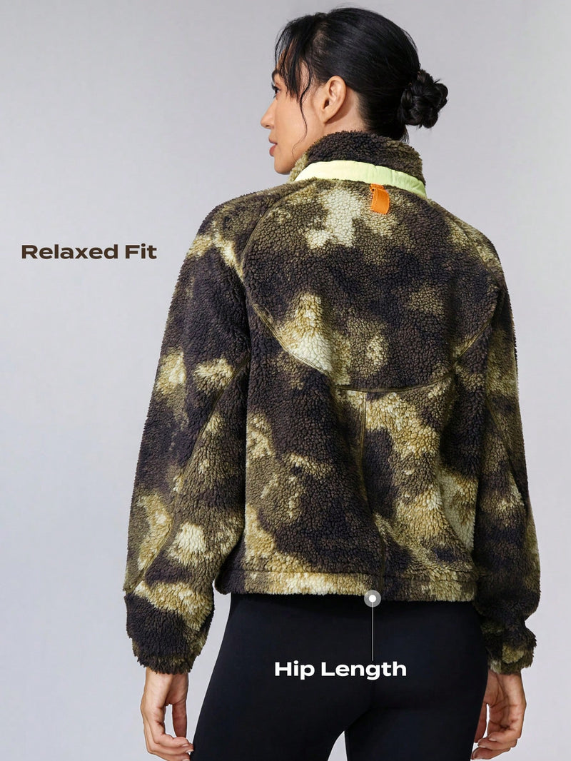 Polar Fleece Get Cozy Camouflage Jacket